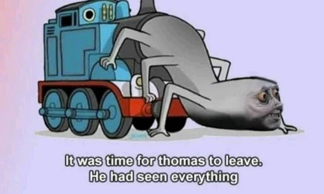 It was time for Thomas to leave. He had seen everything.