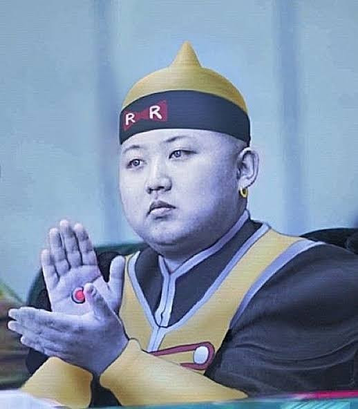 Kim Jong Un Majin Buu meme