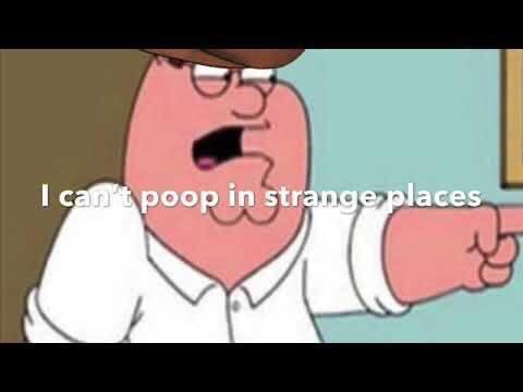 I can't poop in strange places