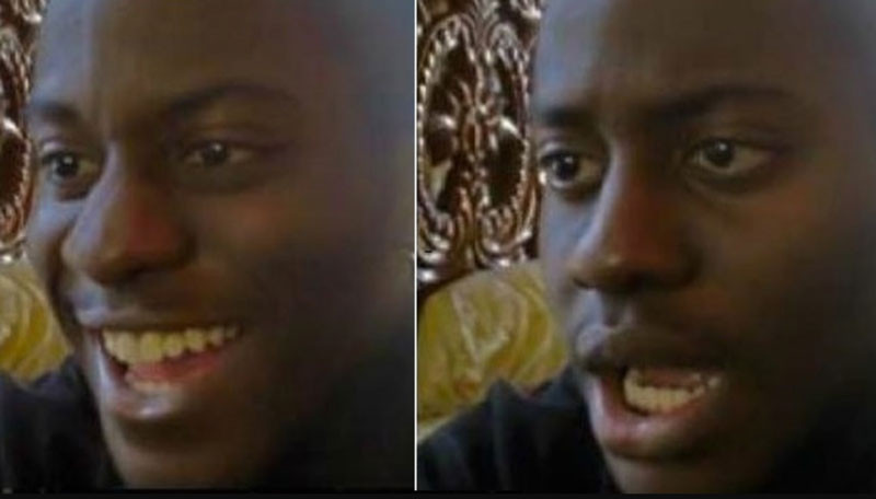 Disappointed black guy meme - black guy smiling then shocked meme
