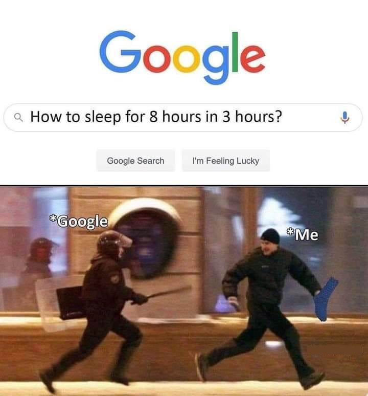 Goggle: How to sleep for 8 hours in 3 hours?