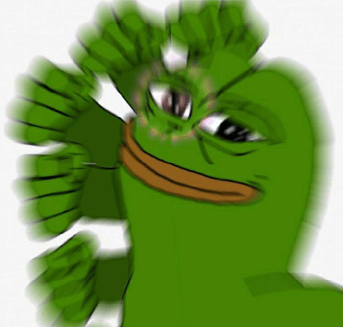 Pepe the frog throwing punch meme Keep Meme
