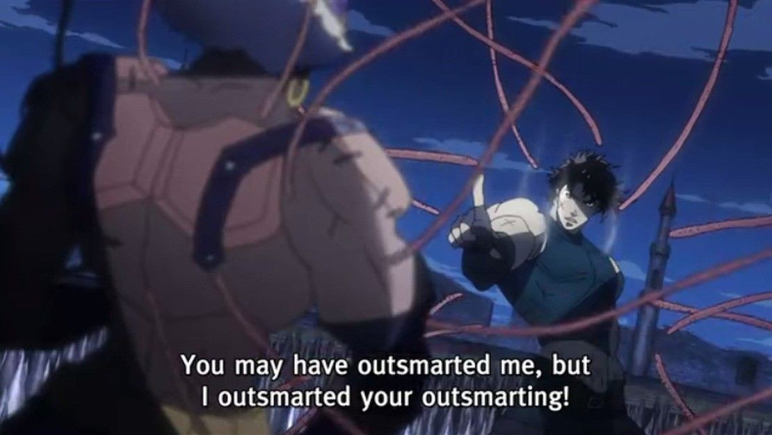 You may have outsmarted me, but I outsmarted your outsmarting Jojo meme
